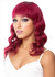 Human Hair Wavy Wig With Fringe Side View